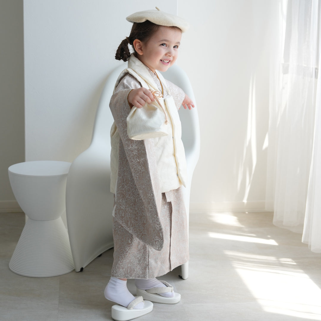 七五三　3歳　被布コート　セット 女の子 utatane ゴブラン調ジャガード 1403624400_2_e4f43ed1-fa59-