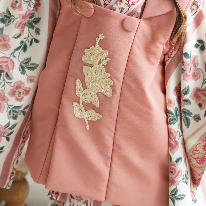 女の子 刺繍 被布 七五三 お着物セット  ピンク系  花柄 Amazon | 七五三 着物 3歳 被布セット 女の子 京都花ひめ まり3
