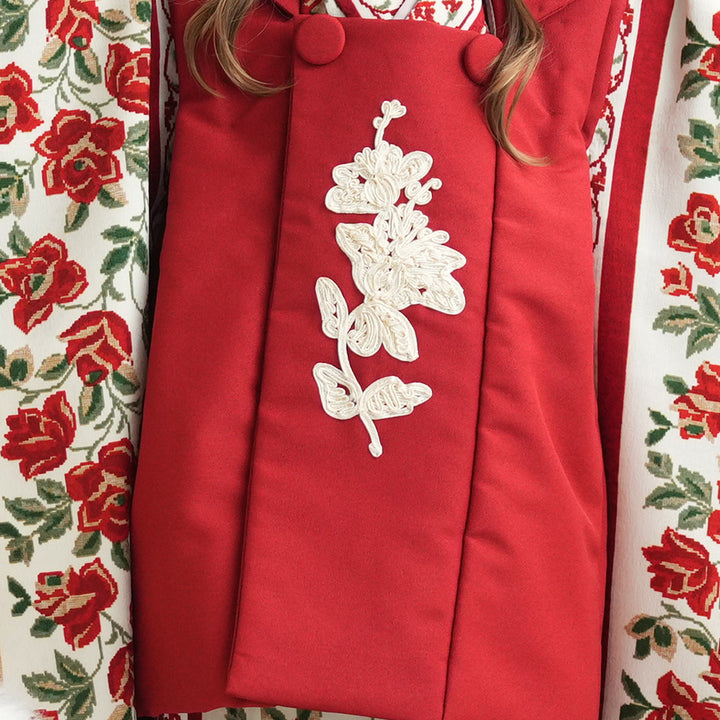 レンタル】七五三着物 3歳女の子 被布セット 和風館 コード刺繍 レンタル】七五三着物 3歳女の子 被布セット 和風館 コード刺繍