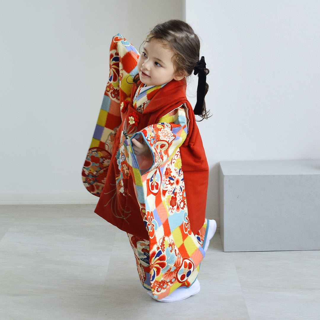 レンタル】七五三着物 3歳女の子 被布セット LOWRYS FARM / ローリーズ