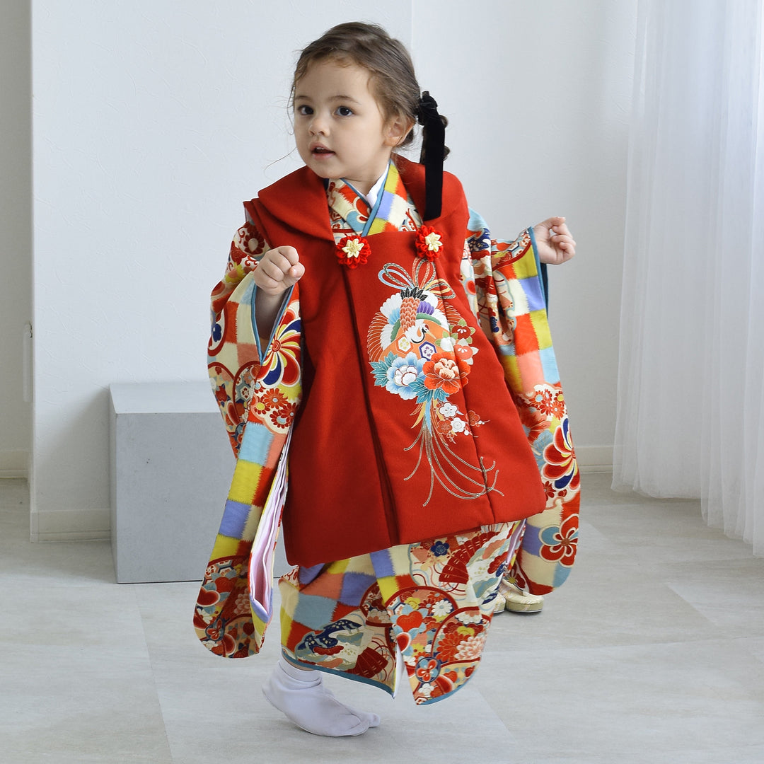 レンタル】七五三着物 3歳女の子 被布セット LOWRYS FARM / ローリーズ