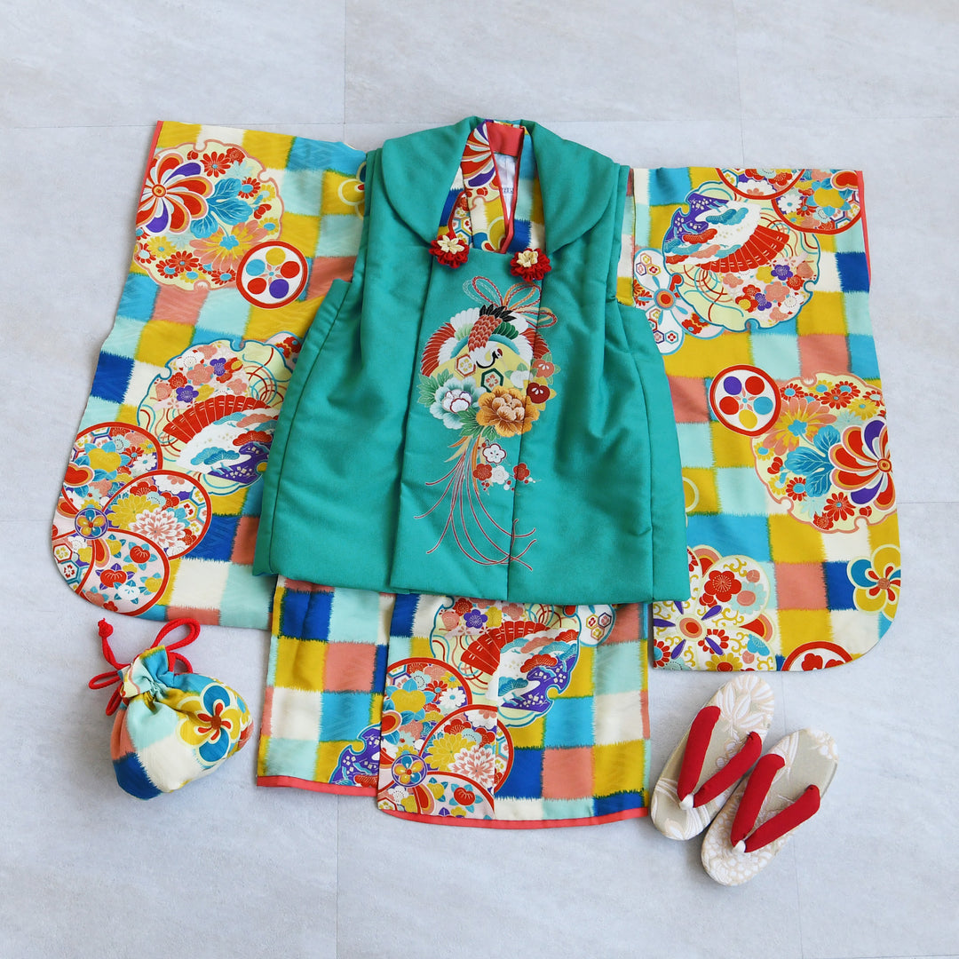 レンタル】七五三着物 3歳女の子 被布セット LOWRYS FARM / ローリーズ