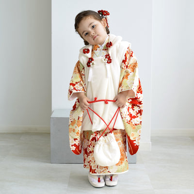 3歳 七五三 着物 楽天市場】【レンタル】 七五三 3歳 着物 セット 華徒然 88cm