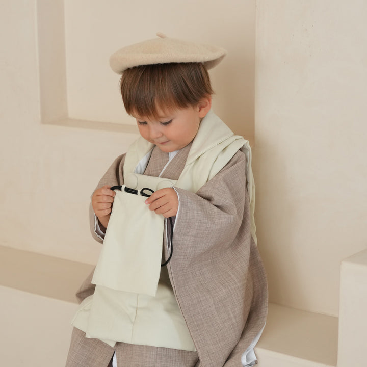 utatane七五三 3歳 男の子 着物 被布 セット レンタル】七五三 3歳 着物 かぷり 男の子 被布セット 子供 kids 三つ