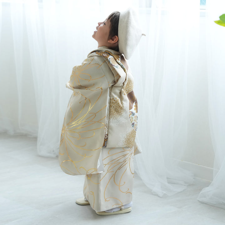 ruru..★［アネモネE］被布3点セット ꕤハンドメイドꕤ 七五三 ruru..様専用☆［アネモネE］被布3点セット ꕤハンドメイドꕤ 七五三
