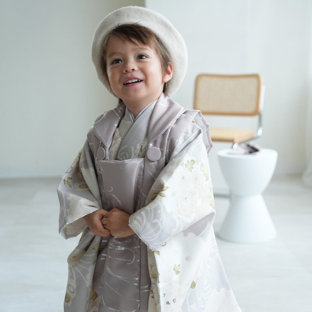 レンタル】七五三 3歳 男の子 ひよこ商店 被布セット 子供 kids