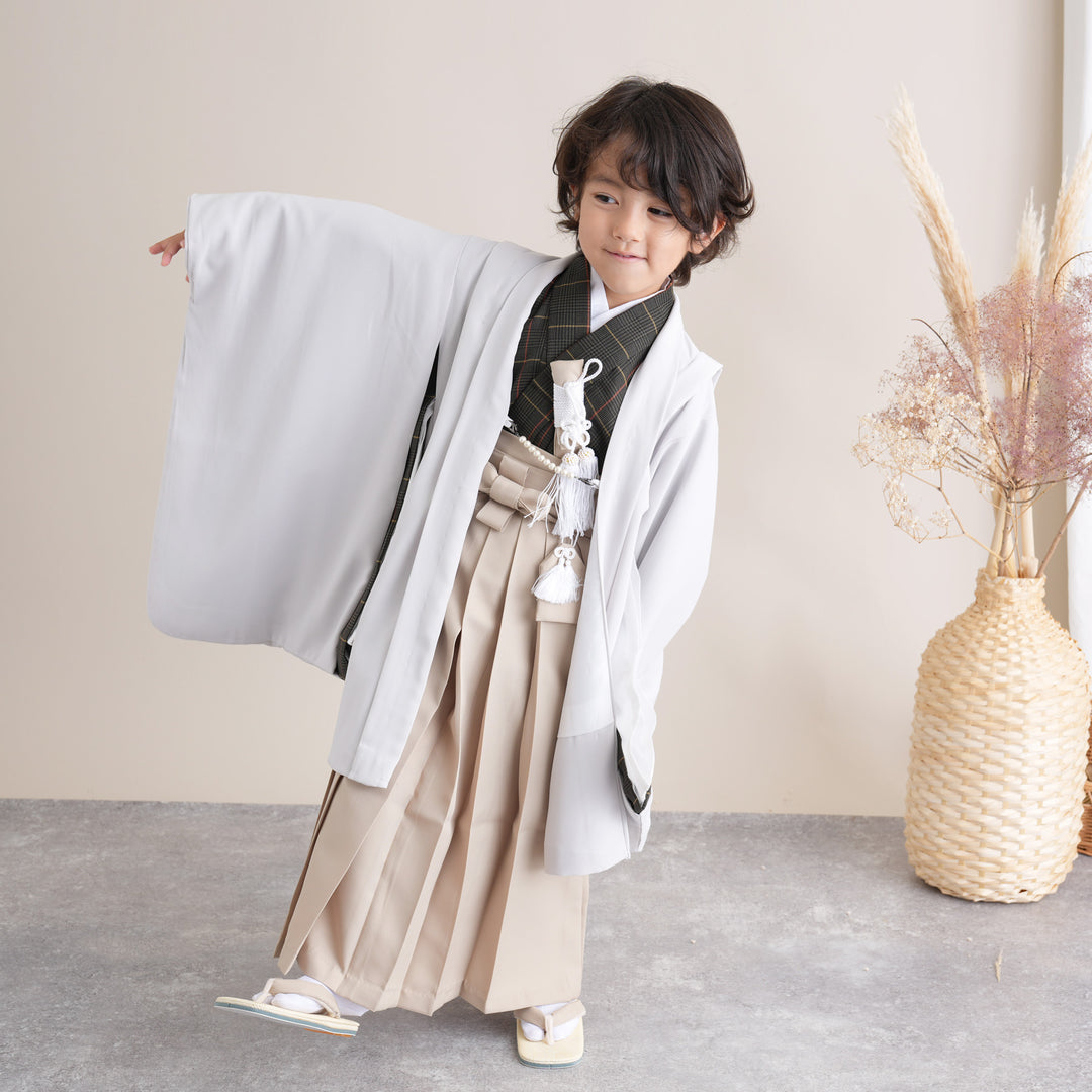 レンタル】七五三 5歳 着物 男の子 かぷり 袴セット 子供 kids 羽織 袴