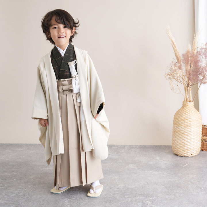 レンタル】七五三 5歳 着物 男の子 かぷり 袴セット 子供 kids 羽織 袴