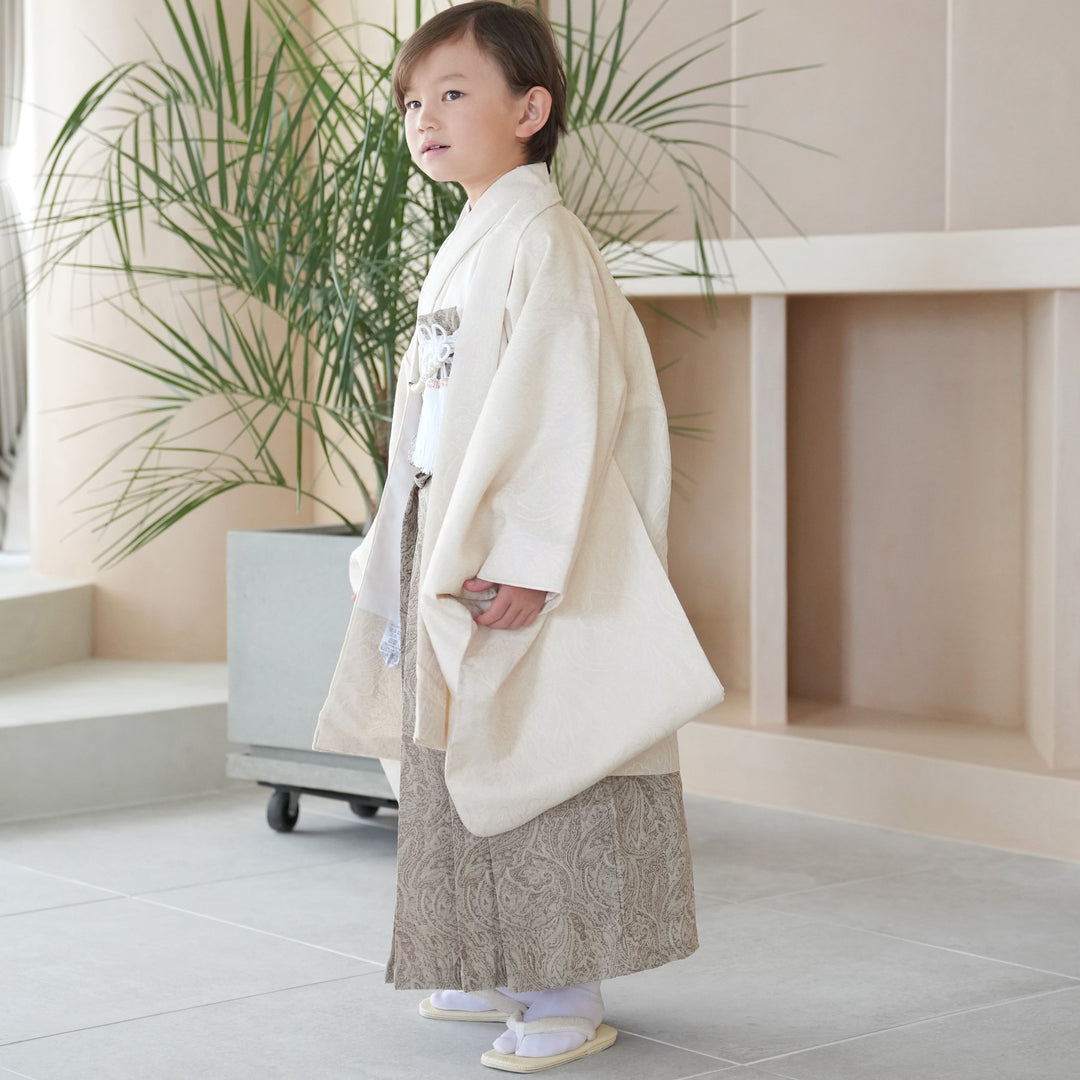 レンタル】七五三 5歳 着物 男の子 utatane 袴セット 子供 kids 羽織