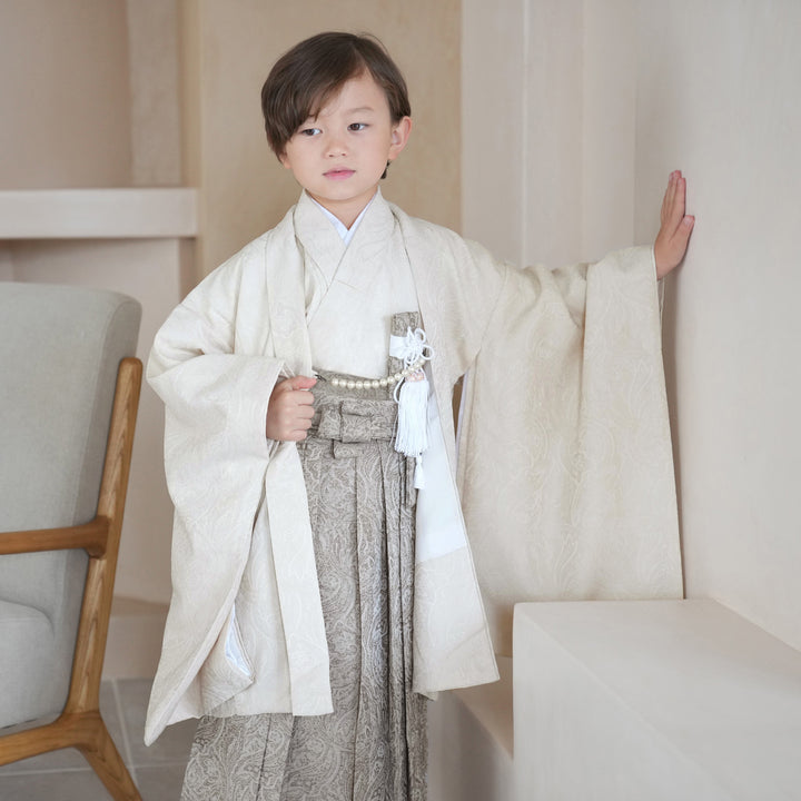 レンタル】七五三 5歳 着物 男の子 utatane 袴セット 子供 kids 羽織