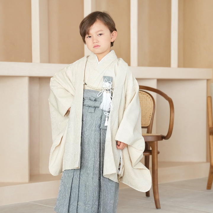 レンタル】七五三 5歳 着物 男の子 utatane 袴セット 子供 kids 羽織