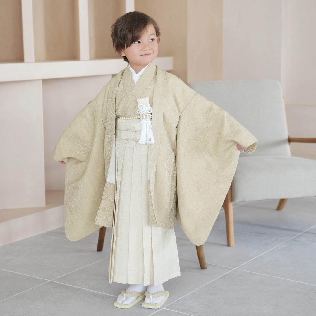 レンタル】七五三 5歳 着物 男の子 utatane 袴セット 子供 kids 羽織