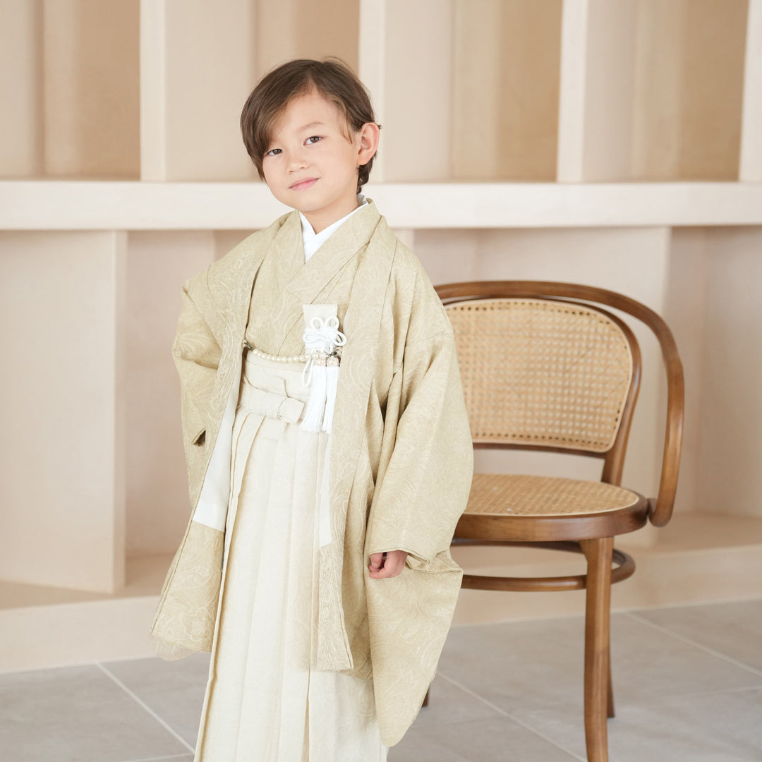 レンタル】七五三 5歳 着物 男の子 utatane 袴セット 子供 kids 羽織