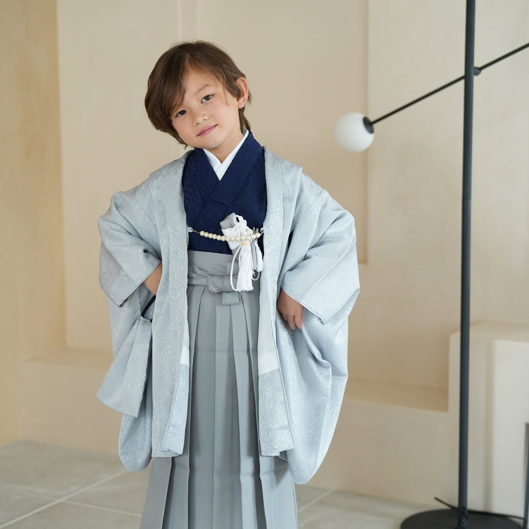レンタル】七五三 5歳 着物 男の子 かぷり 袴セット 子供 kids 羽織 袴