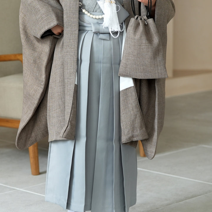 kiko★［ブラザーラビット］羽織袴3点セット ハンドメイドꕤ七五三 Amazon.co.jp: ［アネモネB］羽織袴3点セット ハンドメイドꕤ