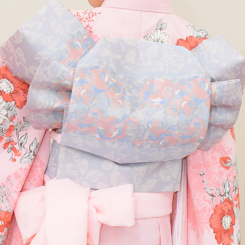 【レンタル】七五三 7歳 女の子 JILLSTUART ジルスチュアート 着物 日本製 作り帯 子供 kids 四つ身 お祝い着 往復送料無料 （1409600700）