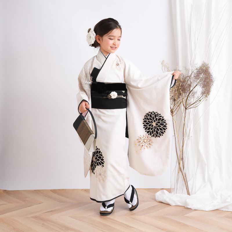 レンタル七五三 7歳 女の子   ジャパンスタイル 着物 日本