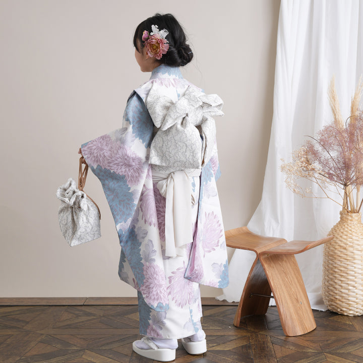 レンタル】七五三 7歳 着物 女の子 ひよこ商店 作り帯 子供 kids