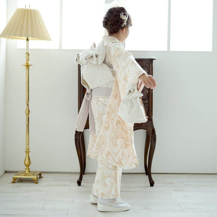 レンタル】七五三 7歳 着物 女の子 ひよこ商店 作り帯 子供 kids