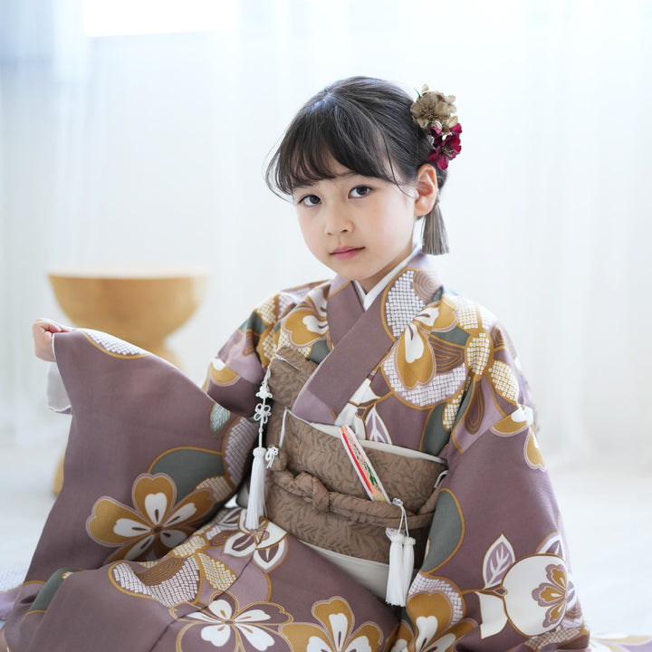 ひよこ商店 七五三セット 3歳 レンタル】七五三 3歳 着物 ひよこ商店 女の子 被布セット 子供