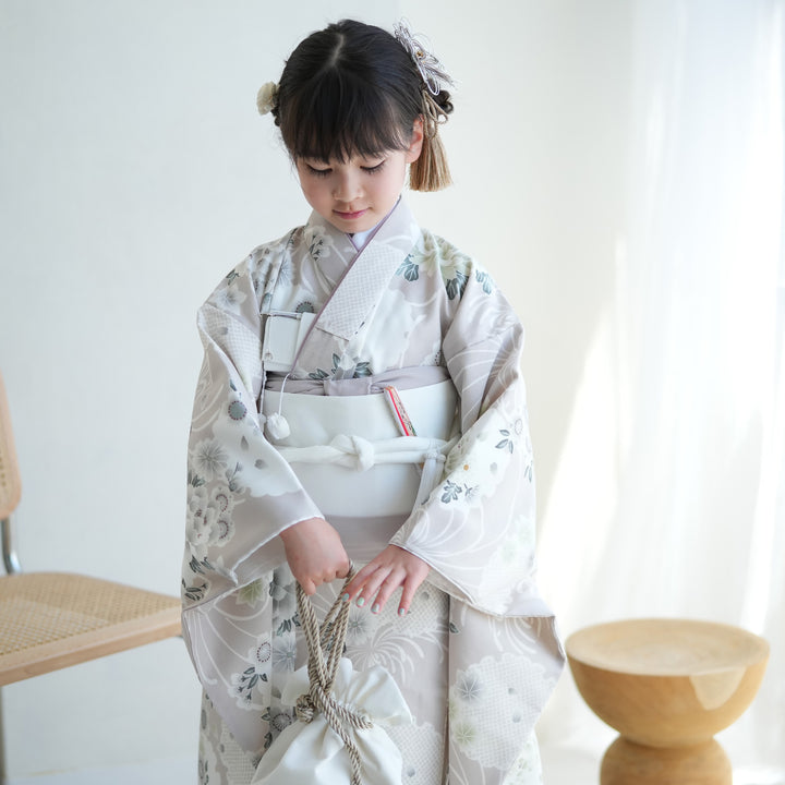 休暇セール！！！！七五三着物　7歳 七五三 着物 7歳 16点 フルセット 購入 トータル 着物セット