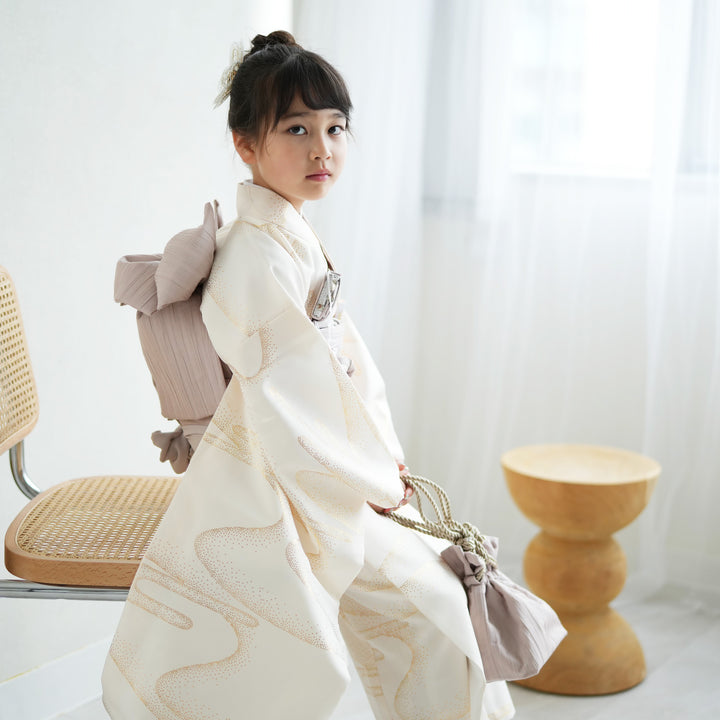 レンタル】七五三 7歳 女の子 ひよこ商店 着物 日本製作り帯 子供 kids