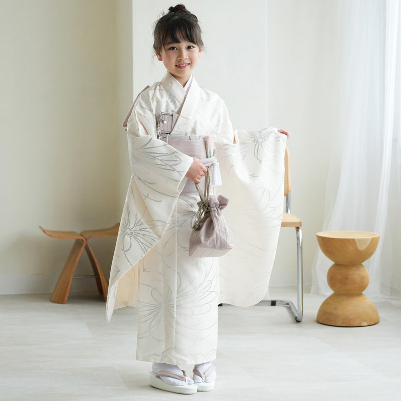 レンタル】七五三 7歳 女の子 ひよこ商店 着物 日本製作り帯 子供 kids