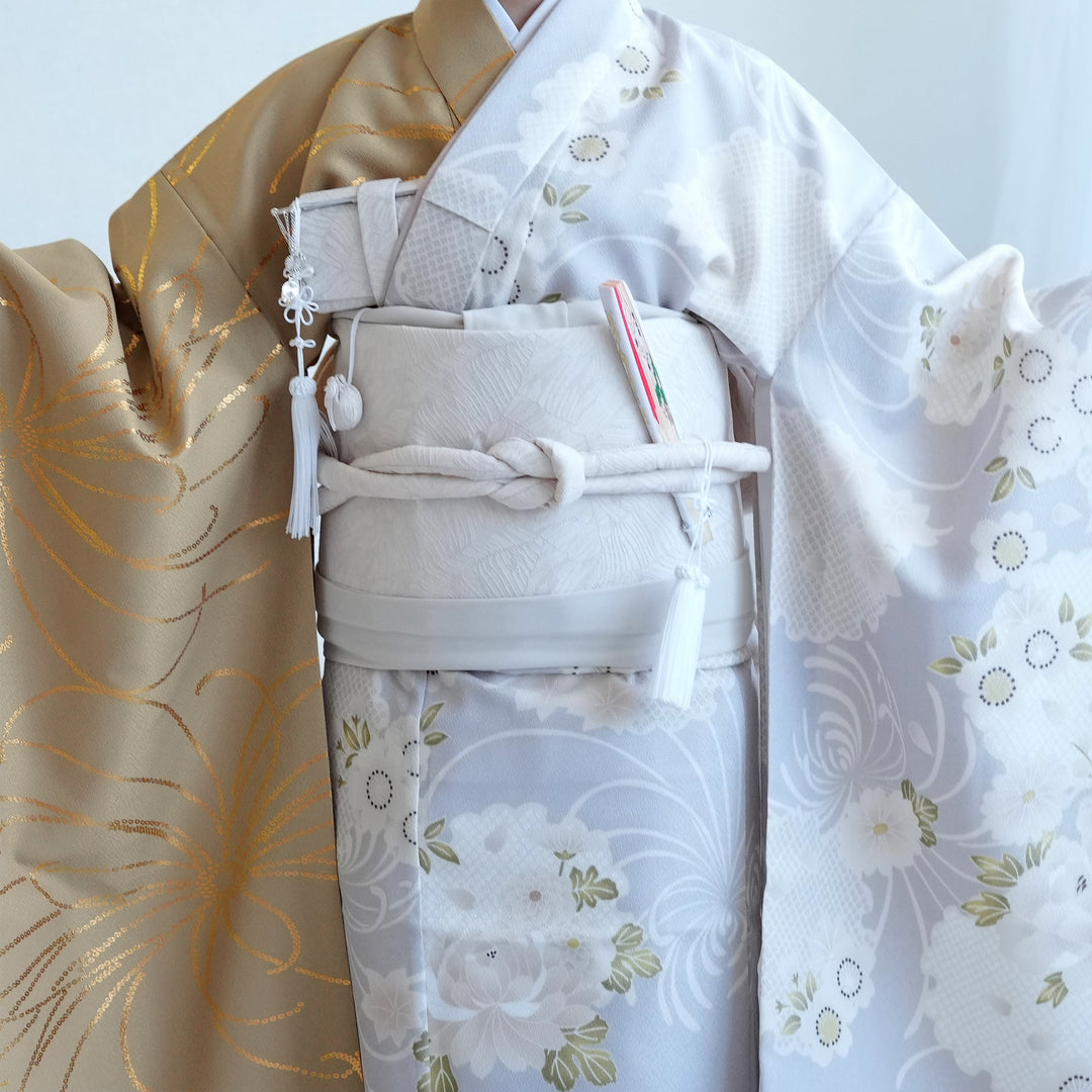 レンタル】七五三 7歳 女の子 ひよこ商店 着物 日本製作り帯