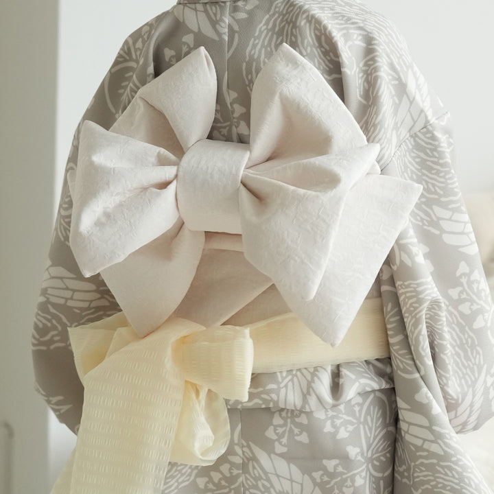 七五三着物 7歳 女の子 着物セット】販売品 四つ身 灰緑鳳凰 ひよこ