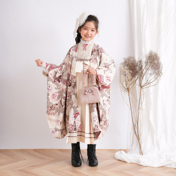 7歳 女の子 着物 七五三 袴 7-074 1411600000_1_d36be34b-7362-