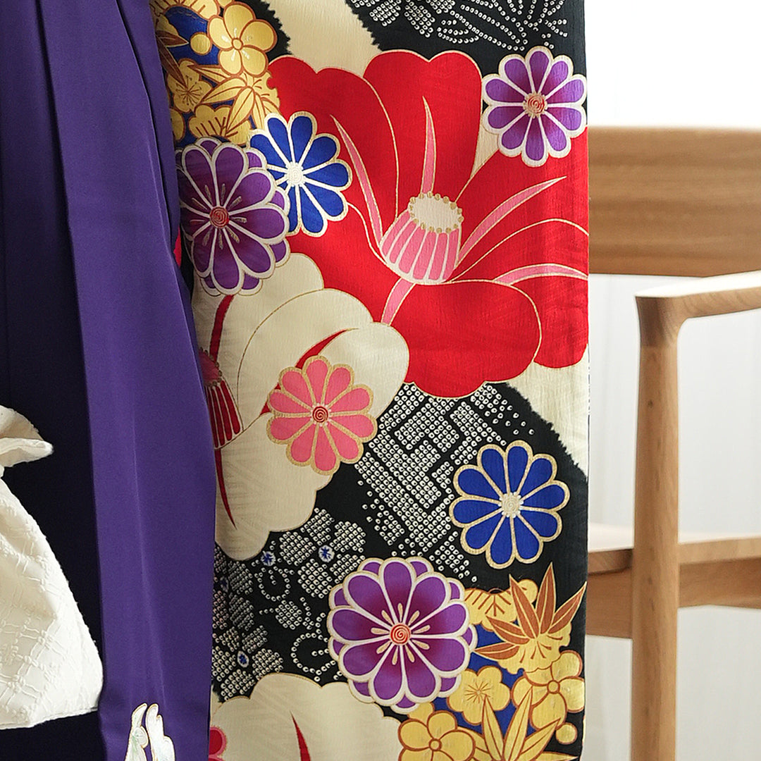 レンタル】 袴 15点セット ジュニア JAPANSTYLE 袴87cm（身長145-152cm 