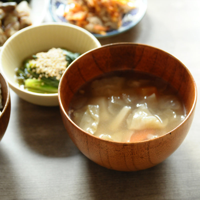 【フリーボウル すり漆（大）】お椀 ブラウン 漆塗装 木製食器【取り寄せ品】（2401600300）