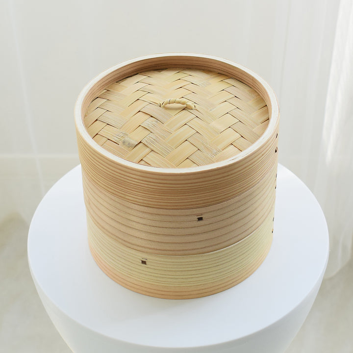 セイロ 18cm 二段 竹セイロ蒸し器】せいろ蒸し 蒸籠 竹製 2段