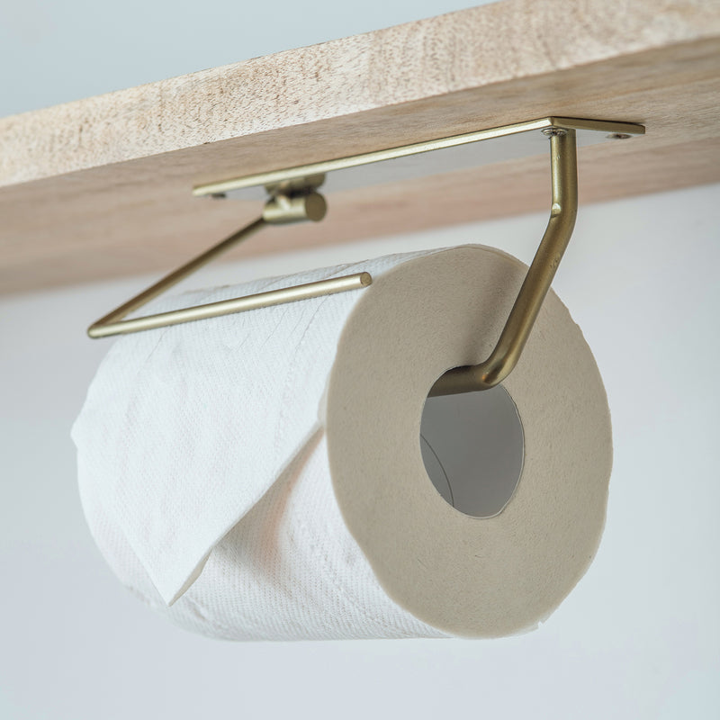【トイレットペーパーホルダー】シングル 一連 1個用 アイアン コストコ 太巻き可 KIRKLAND設置可 ビンテージ風【取り寄せ品】（2499635401）