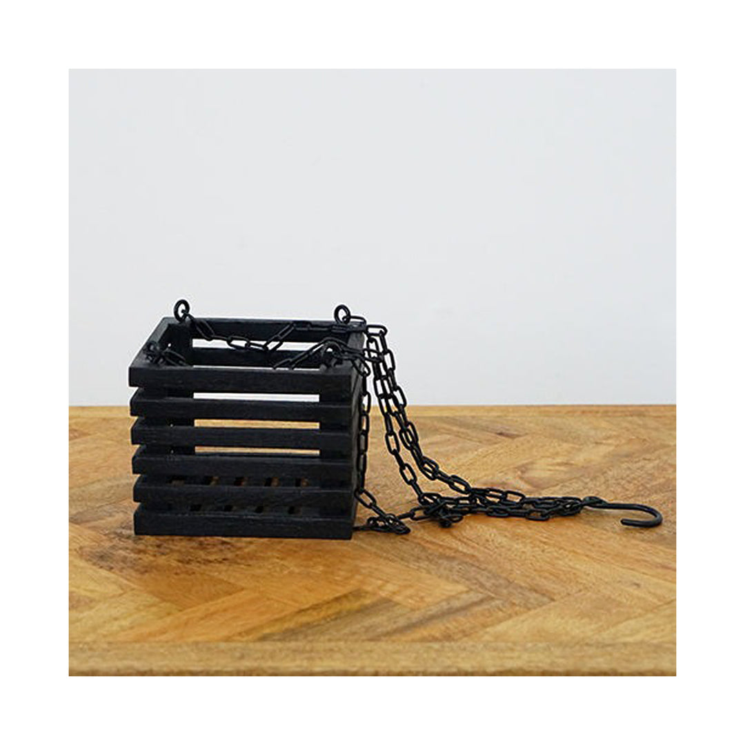 ハンギングポット 鉢カバー】3号 ブラック ハンギング プラント