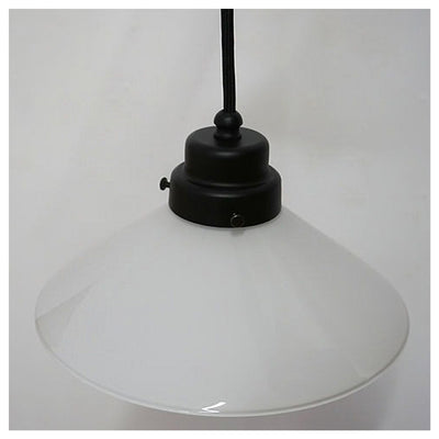 【ペンダントライト 1灯 ミルク】ガラス 専用電球付き LED電球 つりさげライト 引掛シーリング 室内用【取り寄せ品】（2499646200）