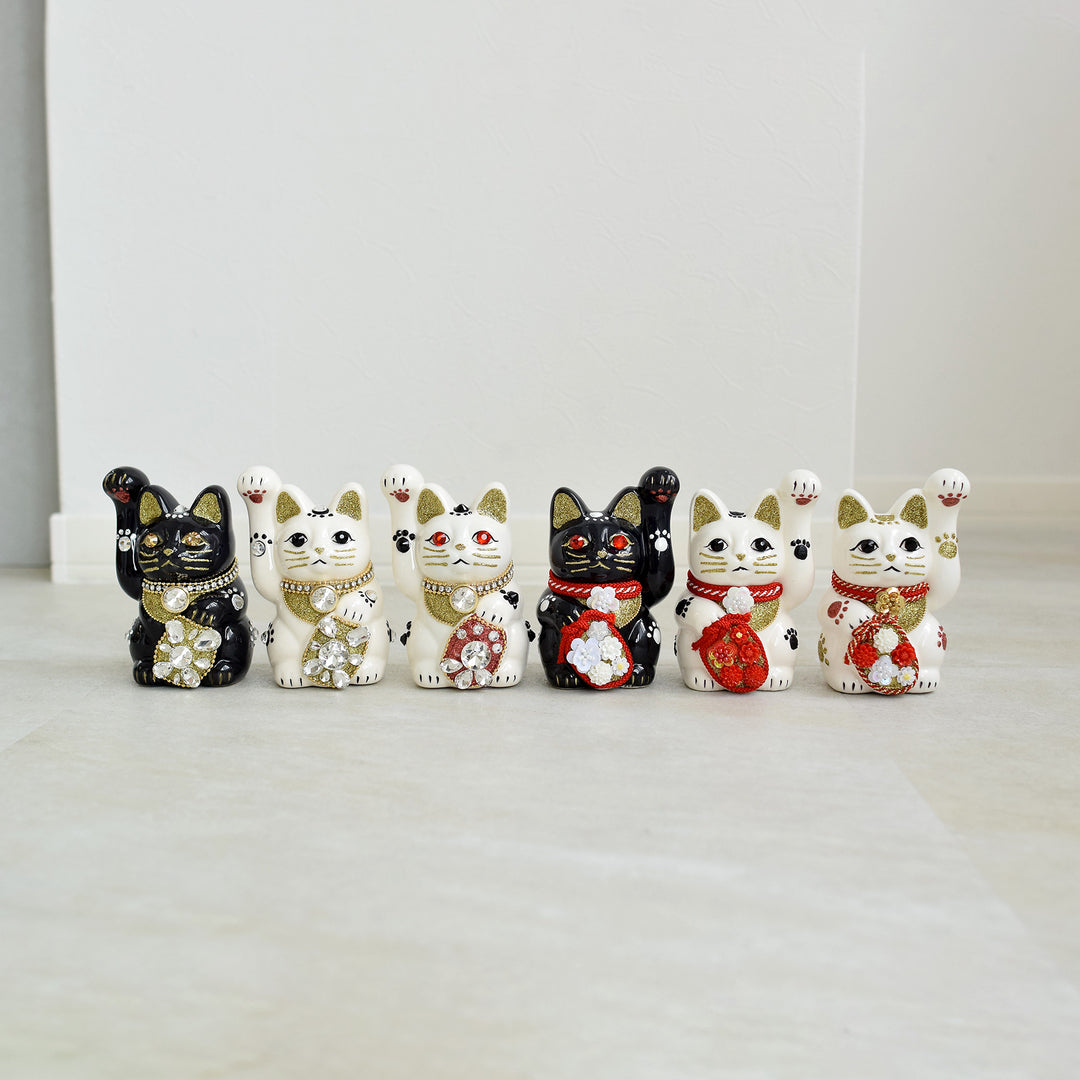 ニコアンティーク×ご縁猫 招き猫 ねこ球代 手ぬぐい 2点セット