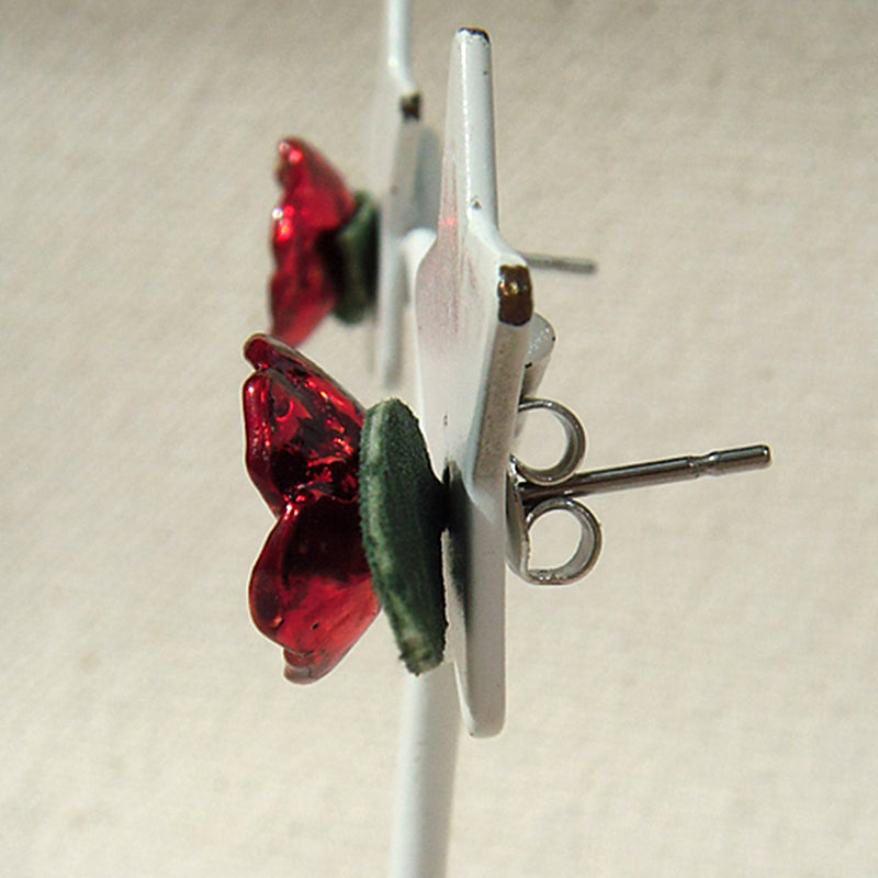 ピアス 両耳 Palnart Poc 椿 日本製 ハンドメイド【取り寄せ品】（2503609300）