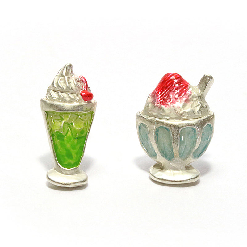 ピアス 両耳 Palnart Poc 夏のカフェ 日本製 ハンドメイド【取り寄せ品】（2503610600）