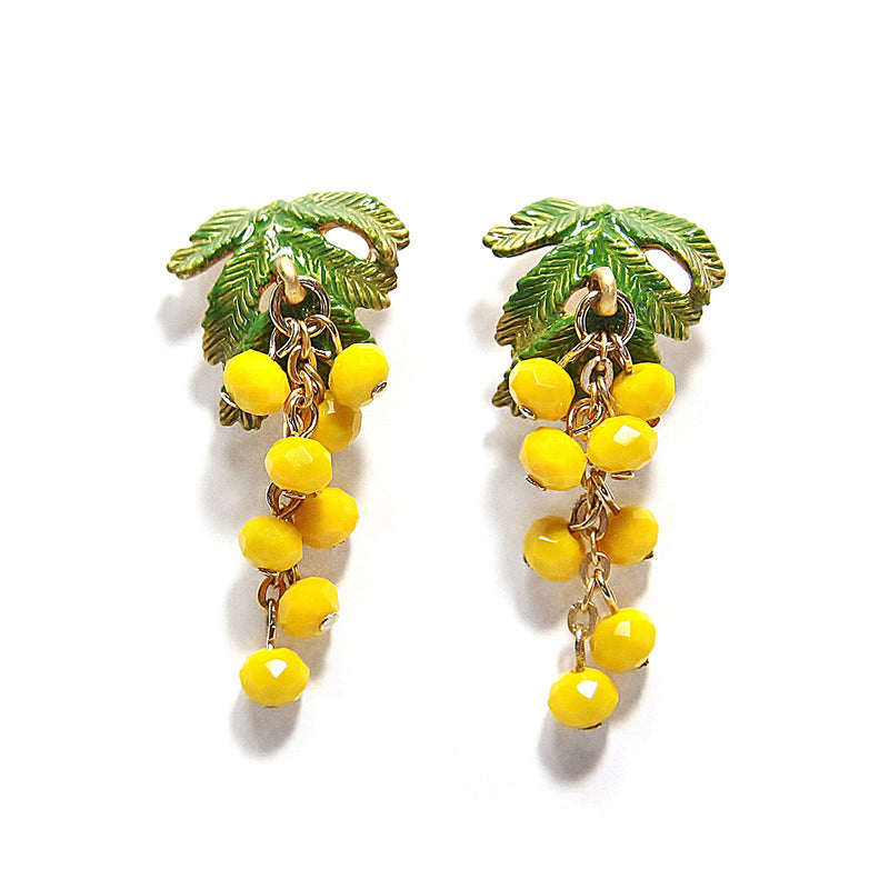 ピアス 両耳 Palnart Poc ミモザ 日本製 ハンドメイド【取り寄せ品】（2503610700）