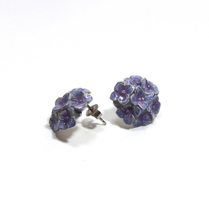 ピアス 両耳 Palnart Poc 梅雨空ピアス 紫陽花 日本製 ハンドメイド【取り寄せ品】（2503610800）