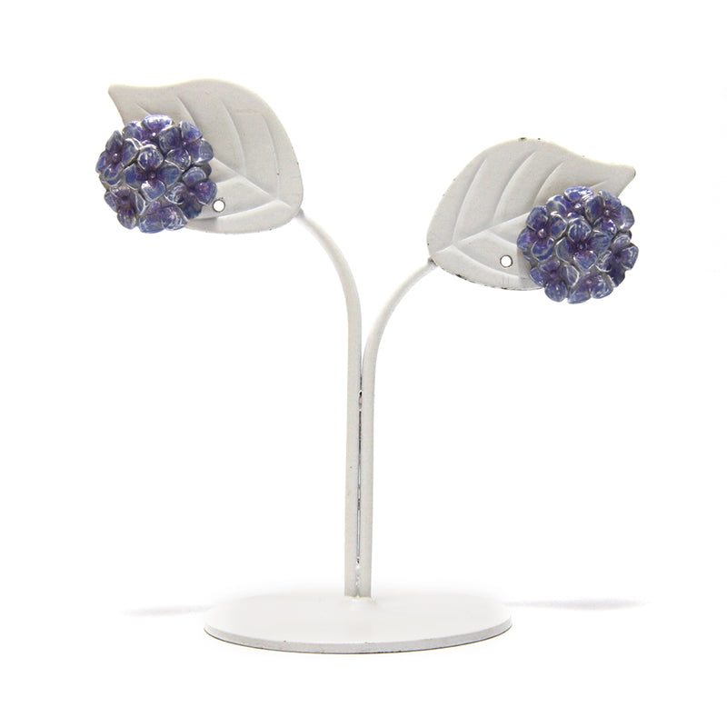 ピアス 両耳 Palnart Poc 梅雨空ピアス 紫陽花 日本製 ハンドメイド【取り寄せ品】（2503610800）