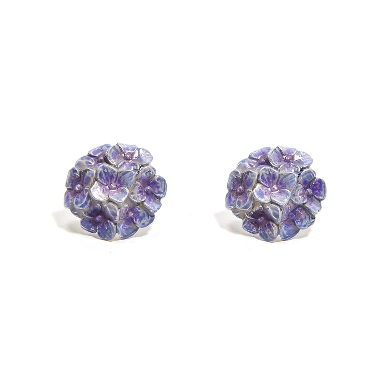 ピアス 両耳 Palnart Poc 梅雨空ピアス 紫陽花 日本製 ハンドメイド【取り寄せ品】（2503610800）