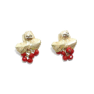 ピアス 両耳 Palnart Poc ラズベリー 日本製 ハンドメイド【取り寄せ品】（2503611000）
