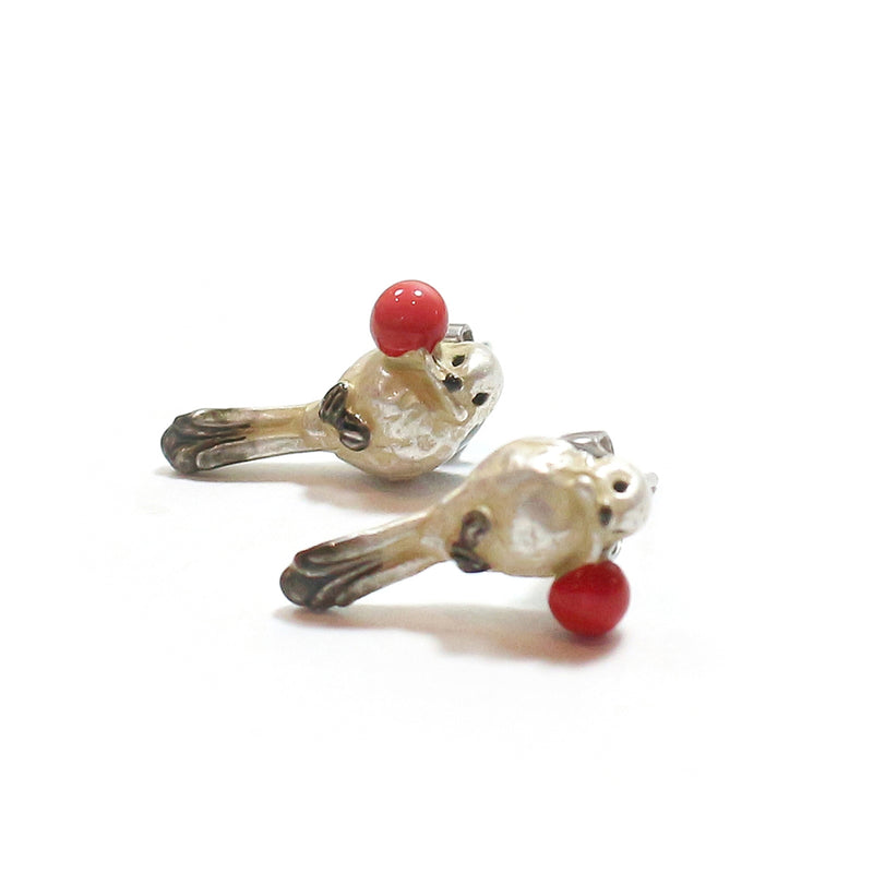 ピアス 両耳 Palnart Poc シマエナガ 日本製 ハンドメイド【取り寄せ品】（2503611200）