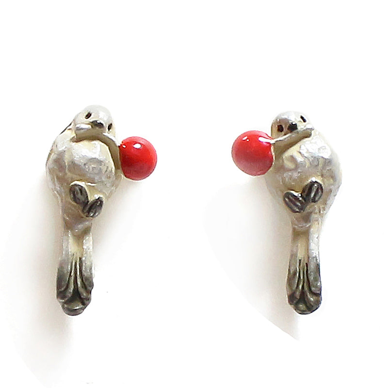 ピアス 両耳 Palnart Poc シマエナガ 日本製 ハンドメイド【取り寄せ品】（2503611200）