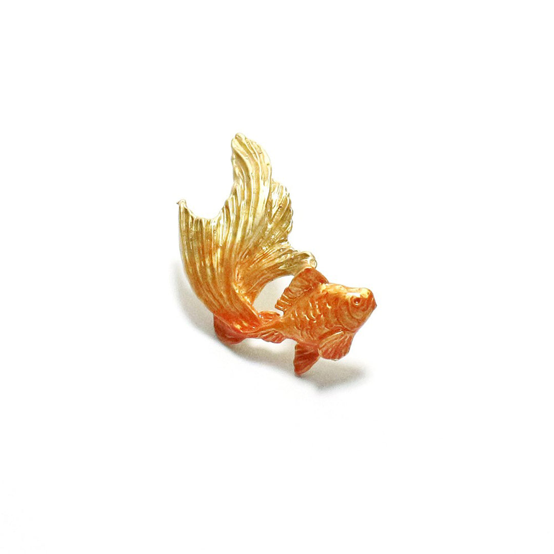 ピアス 両耳 Palnart Poc 金魚ピアスGD 日本製 ハンドメイド【取り寄せ
