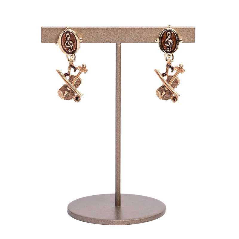 ピアス 両耳 HOFMUSICA バイオリン・ブラン ヴァイオリン 日本製 ハンドメイド【取り寄せ品】（2503617300）