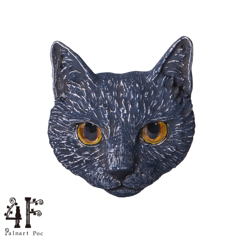 ブローチ　4Fフィーアエフ クララ 黒猫 日本製 ハンドメイド【取り寄せ品】（2511605400）