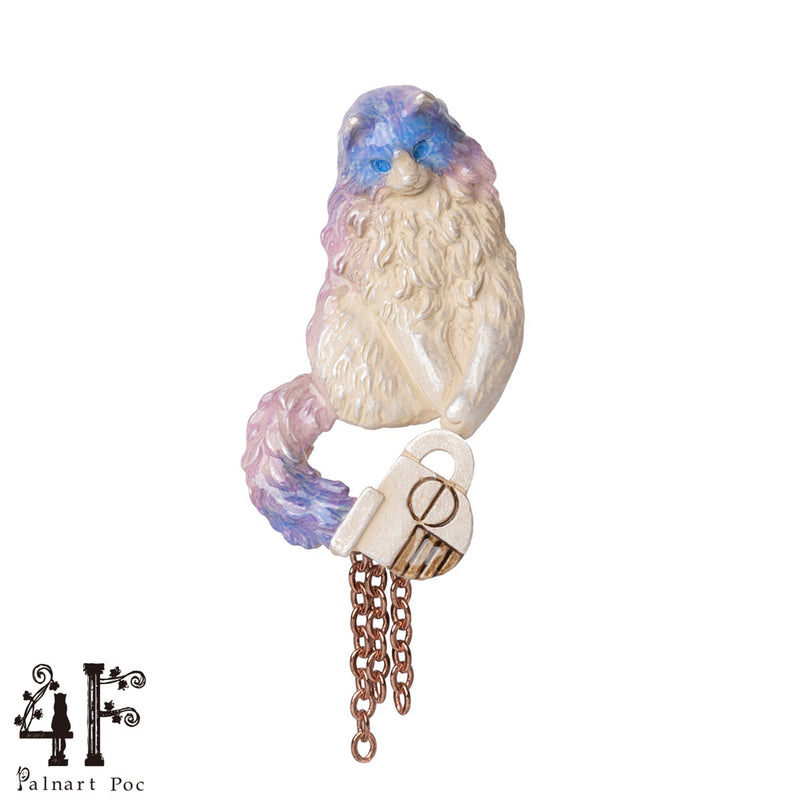 ブローチ 4F フィーアエフ 一瞬の出来事 猫 日本製 ハンドメイド【取り寄せ品】（2511606000）